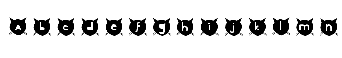 cats-MEOW Font LOWERCASE