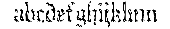 caustic monk Normal Font LOWERCASE