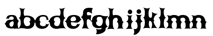CBGBFontSolid Font LOWERCASE