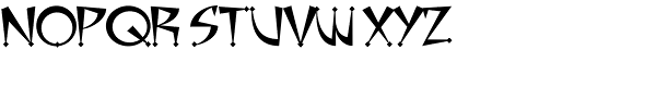 CCAdamantium Talon Font UPPERCASE