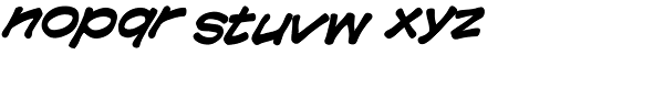 CCComicrazy Bold Italic Font LOWERCASE
