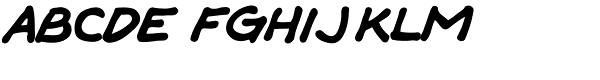 CCShannon Wheeler Bold Italic Font LOWERCASE