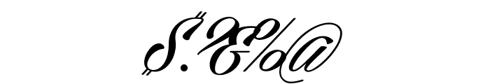 Cellos Script Personal Use Only Font OTHER CHARS