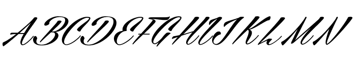 Cellos Script Personal Use Only Font UPPERCASE