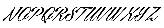 Cellos Script Personal Use Only Font UPPERCASE