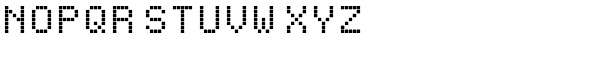 Cellular Two-Regular Font UPPERCASE