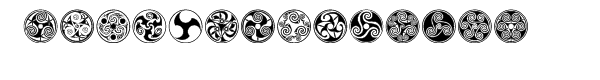 Celtic Ornaments BA Font UPPERCASE