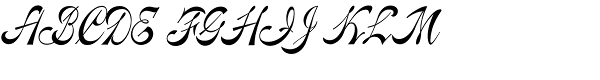 Centennial Script Font UPPERCASE