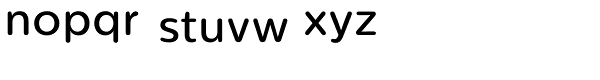 Centrale Sans Rounded Medium Font LOWERCASE