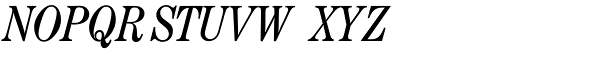 Century Nova SB-Italic Font UPPERCASE