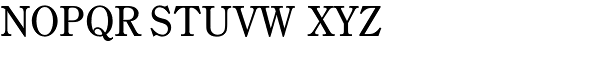 Century Old Style SC Regular Font UPPERCASE
