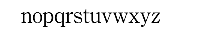 Century Old Style Std Font LOWERCASE