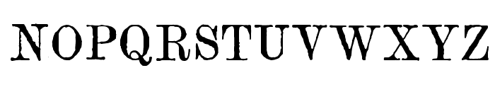 Century modern TT Regular Font UPPERCASE