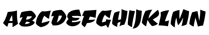 CevicheOne-Regular Font UPPERCASE