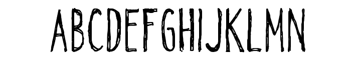 CF Alone on the Earth DEMO Regular Font UPPERCASE