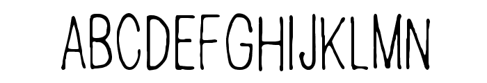 CF Disappointed Regular Font UPPERCASE