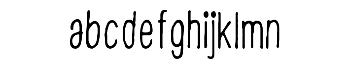 CF Disappointed Regular Font LOWERCASE
