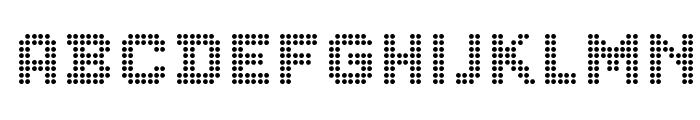 CF Dots 521 Regular Font LOWERCASE
