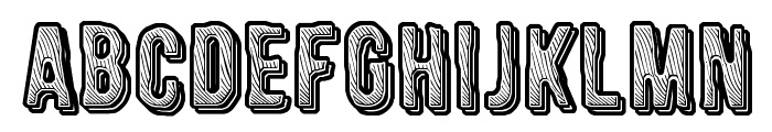 CF Engraved Regular Font UPPERCASE