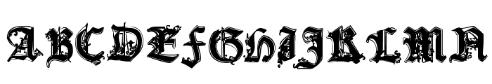 CF Gothika Regular Font UPPERCASE