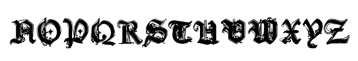 CF Gothika Regular Font UPPERCASE