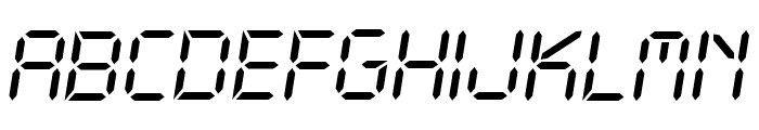 CF LCD 521 Regular Font UPPERCASE