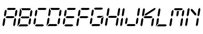 CF LCD 521 Regular Font LOWERCASE