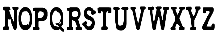 CF Metropolis Serif Regular Font UPPERCASE