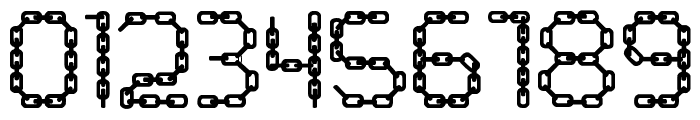 CHAINS  Color Fill Font OTHER CHARS