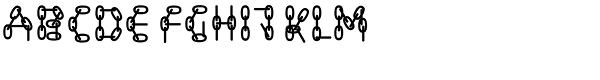 Chain Letter Alt Font UPPERCASE