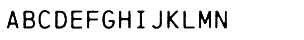 Chainprinter Regular Font UPPERCASE