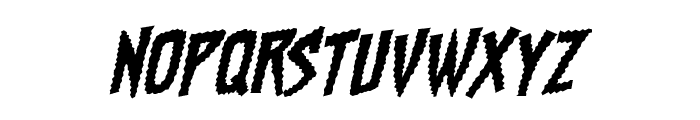 Chainsawz BB Italic Font LOWERCASE