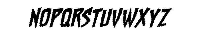 ChainsawzBB-Italic Font UPPERCASE