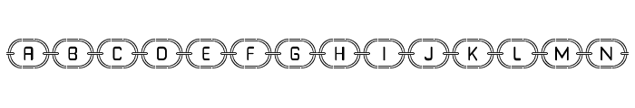 Chainz G98 Font UPPERCASE