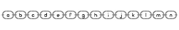 Chainz G98 Font LOWERCASE