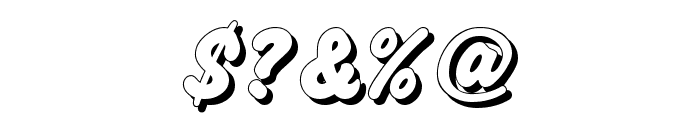 Challenge Shadow Font OTHER CHARS