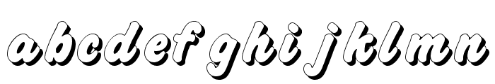 Challenge Shadow Font LOWERCASE