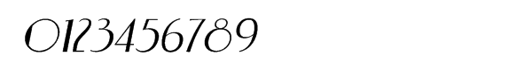 Charbonne™ Oblique Font OTHER CHARS