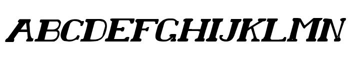 Chardin Doihle Bold Italic Font UPPERCASE