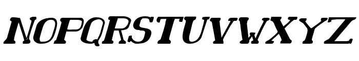 Chardin Doihle Bold Italic Font UPPERCASE
