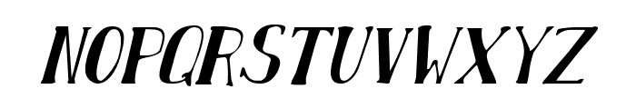 Chardin Doihle Condensed Italic Font LOWERCASE