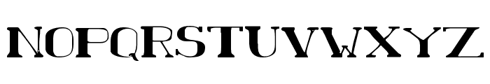 Chardin Doihle Expanded Font UPPERCASE