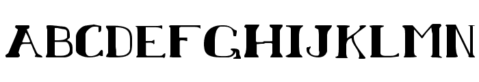 Chardin Doihle Expanded Font LOWERCASE