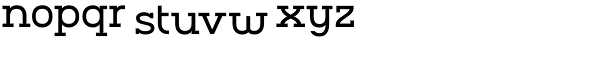 Charifa Serif-Regular Font LOWERCASE