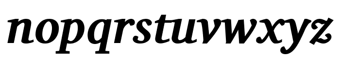Charis SIL Bold Italic Font LOWERCASE