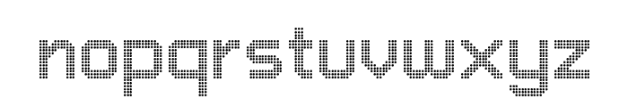Charlie Dotted Regular Font LOWERCASE