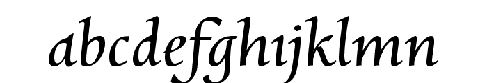 Charpentier Renaissance Pro Italic Font LOWERCASE