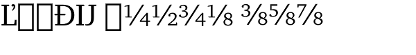 Charter Extension Font UPPERCASE