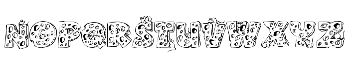 Cheese and Mouse Font UPPERCASE