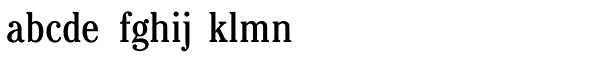 Cheltenham Pro Condensed Font LOWERCASE